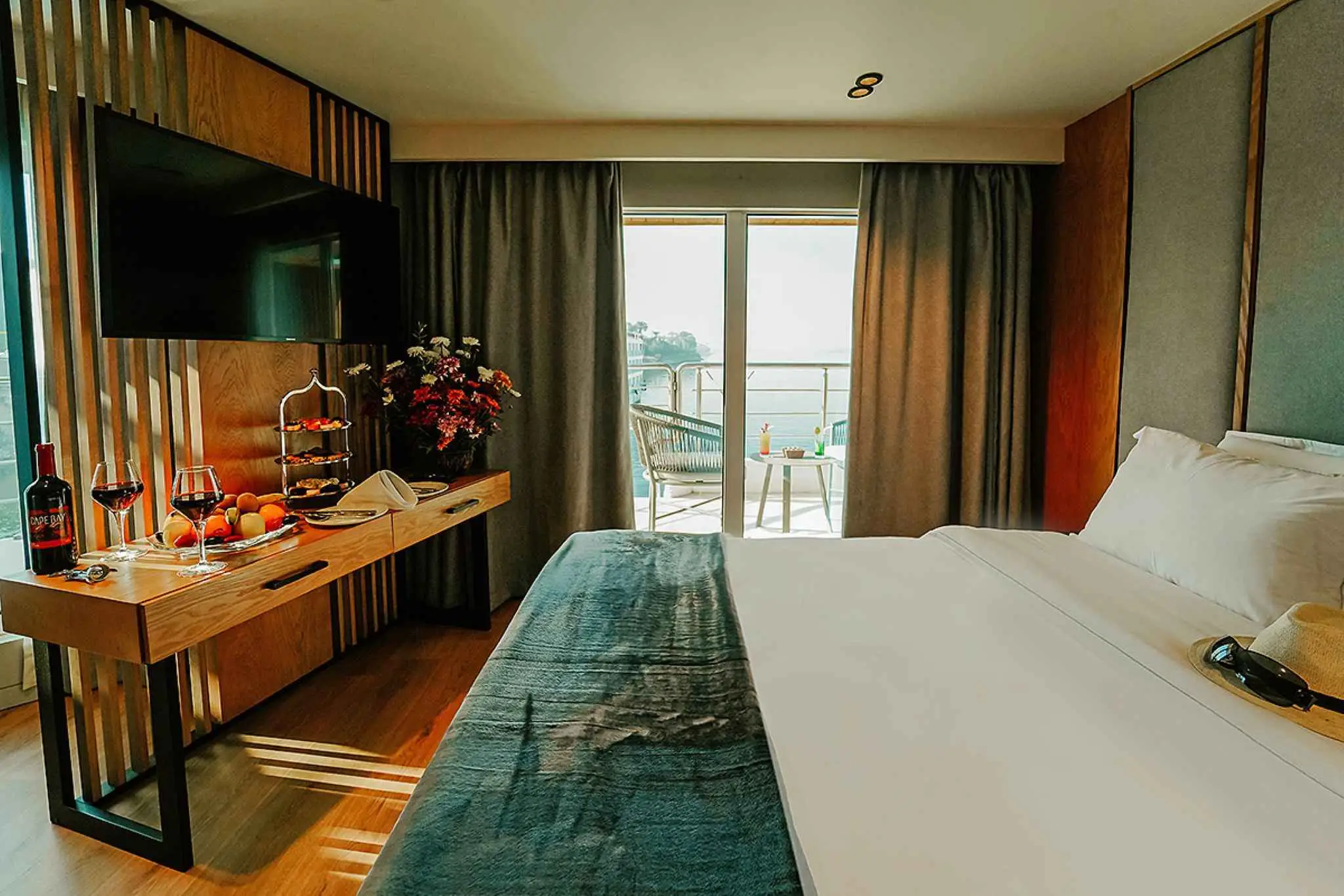 Cabin aboard the MS Miriam Nile Cruise Nile cruise